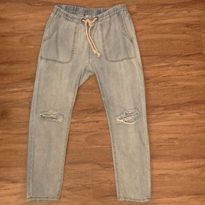 One Teaspoon Shabbies Drawstring Boyfriend Jeans